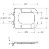 Чаша безободкового унитаза BELBAGNO LUCE-TOR BB2197CP-TOR/SC