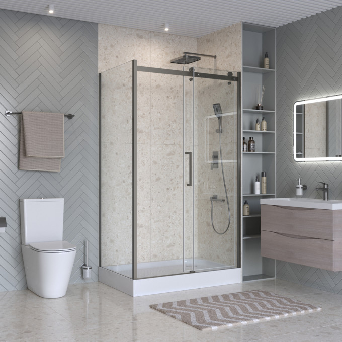 Душевой уголок BELBAGNO MARINO-2-AH-1-150/90-C-GM