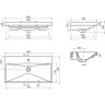 Раковина 80x45 см BELBAGNO MARINO BB-0322-80-LVB