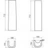 Раковина BELBAGNO BB122L