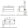 Тумба BELBAGNO ANCONA ANCONA-N-900-2C-SO-RW
